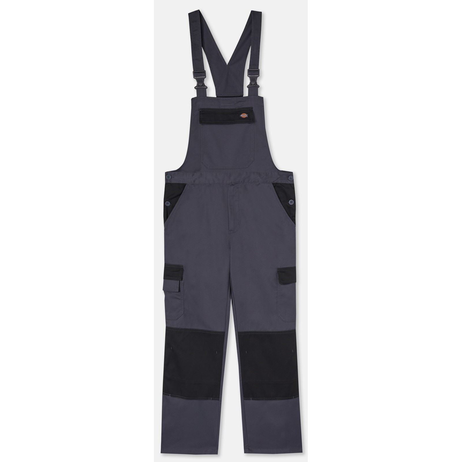 Dickies Everyday Bib and Brace Polyester Herren Grauer Arbeitsoverall