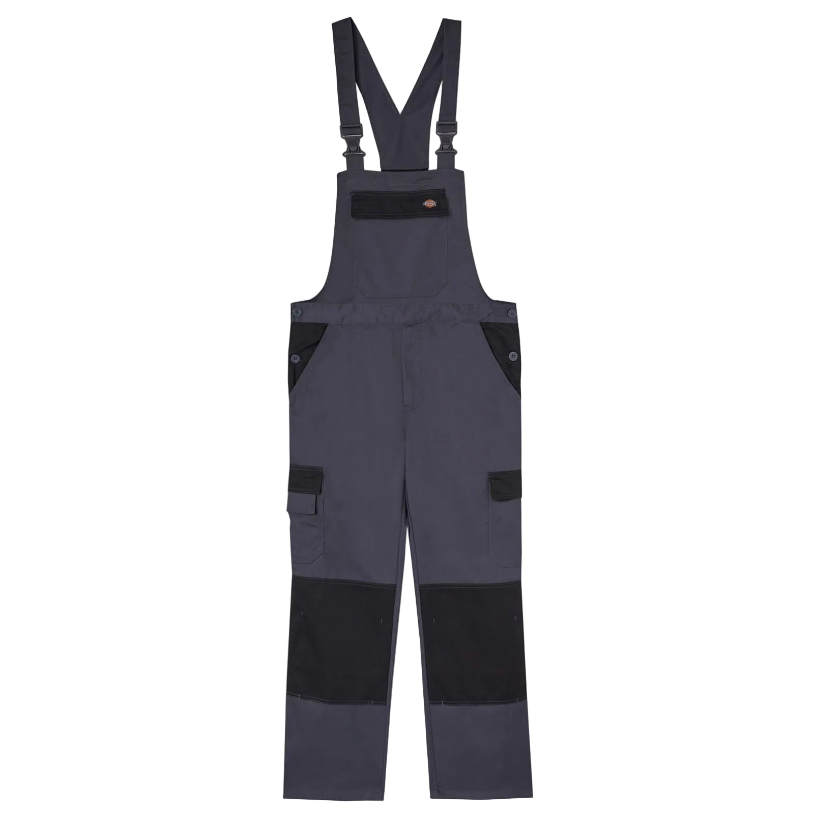 Dickies Everyday Bib and Brace Polyester Herren Grauer Arbeitsoverall