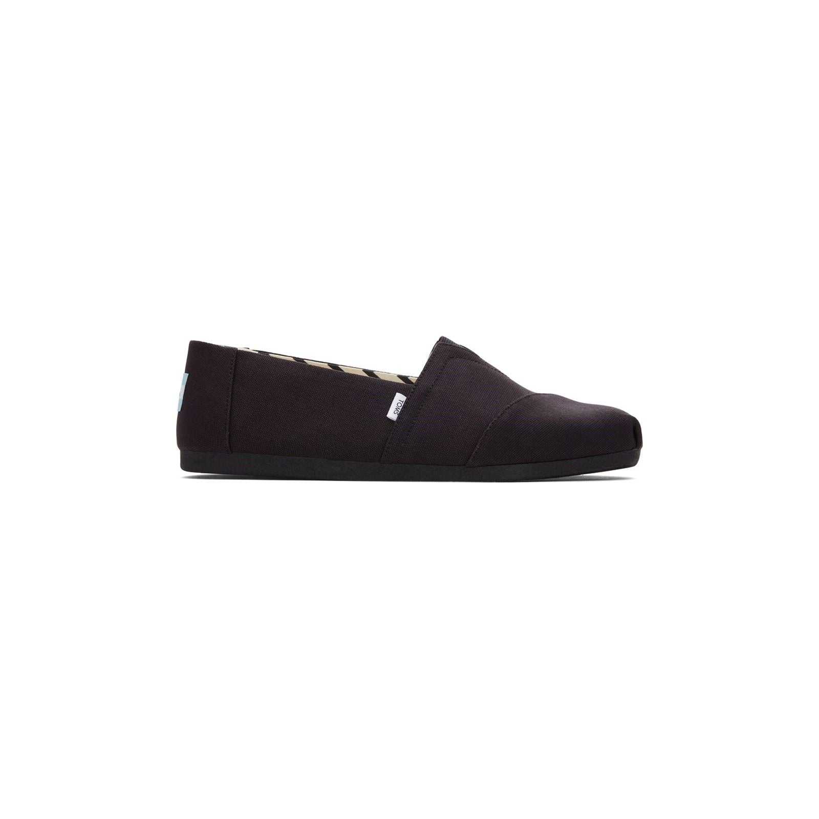 TOMS Alpargata 100% Baumwolle Herren Espadrilles In Schwarz
