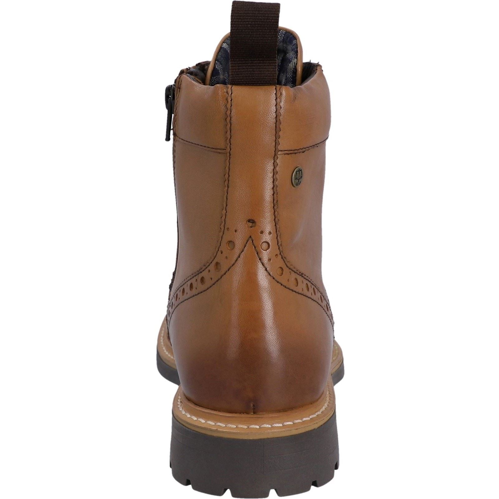 Hunter Cawdor Leder-Herren-Tan-Brogues-Schuhe