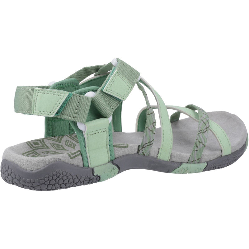 Cotswold Sunhill Damen Sandalen Aus Nubukleder In Grün