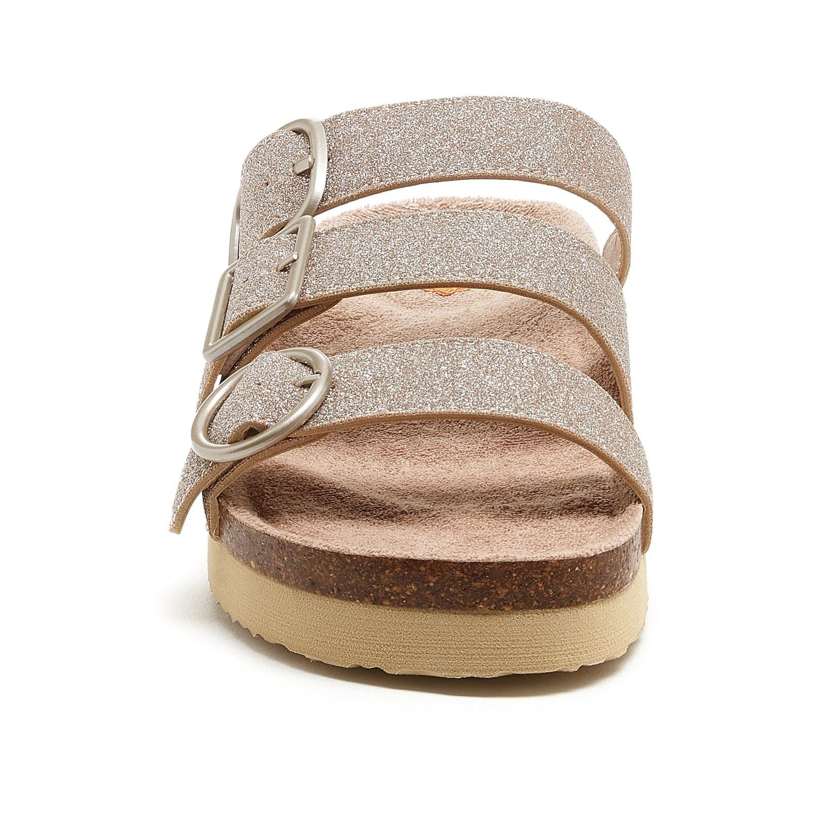 Rocket Dog Astor Glenn Glitter Stoff Frauen Goldsandalen