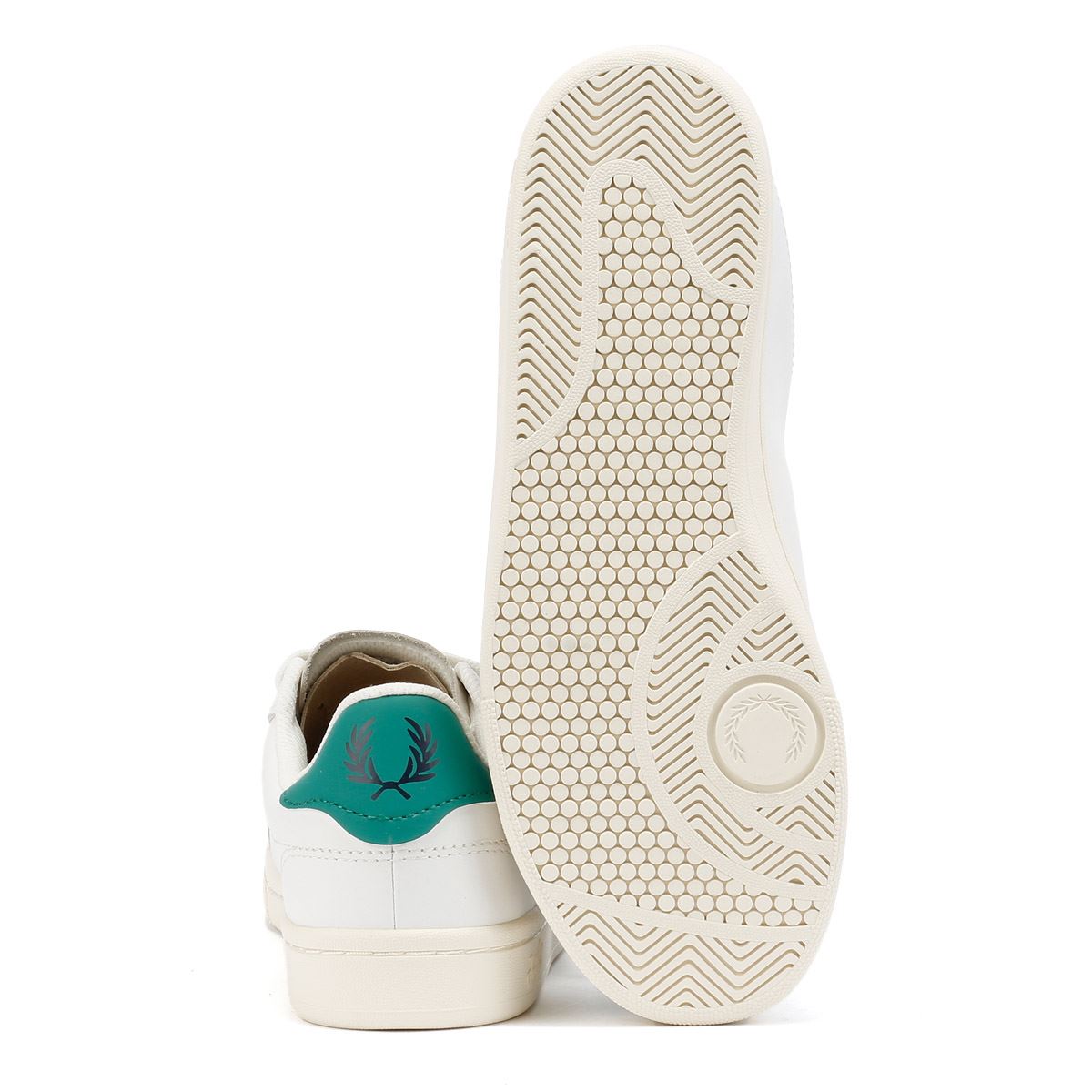 Fred Perry Tennis Cupsole Leder Herren Weiße Sneakers