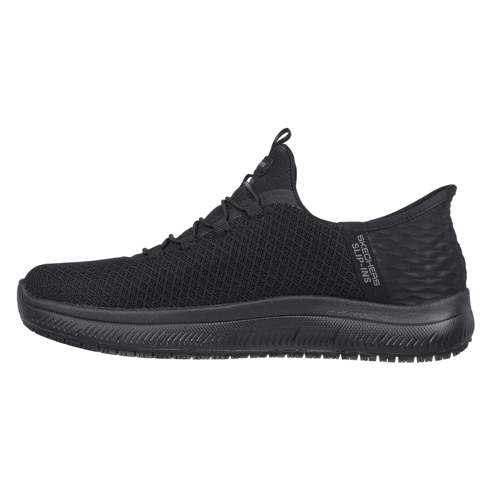 Skechers Workwear Summits SR - Enslee Textil Damen Schwarze Sicherheits Sneakers
