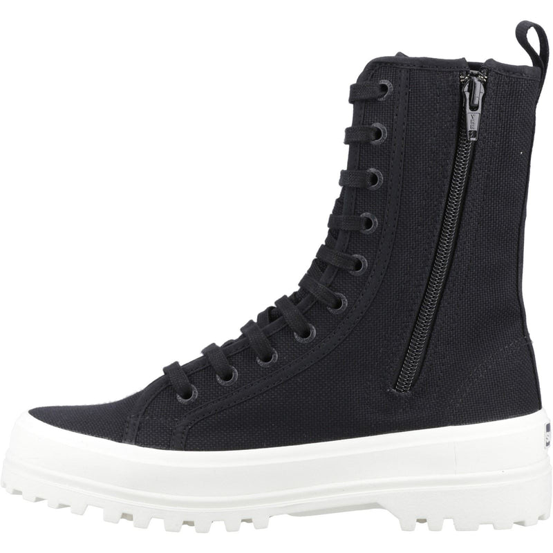 Superga 2641 Alpina High Damen Schwarze Stiefel