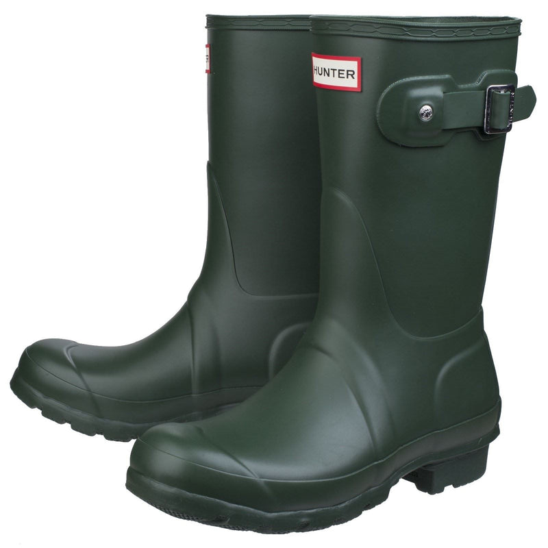 Hunter Original Short Damen Gummistiefel In Grün
