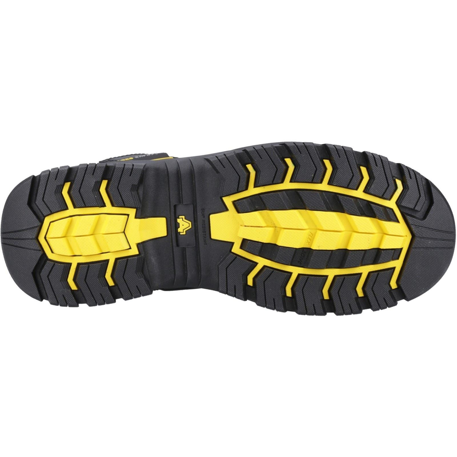 Amblers Safety Flare Leder Schwarze Farbe Sicherheitsstiefel