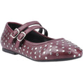 Hush Puppies Nixie Damen Lila Lederschuhe