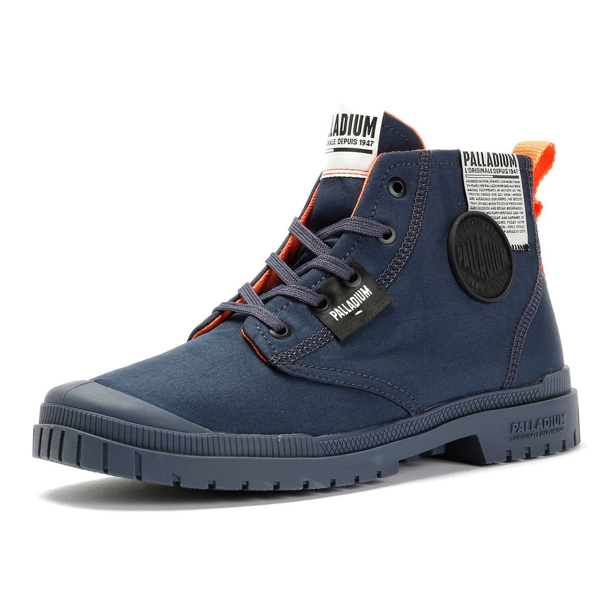 Mephisto Pampa SP20 Overlab Baumwoll Herren Blaue Stiefel