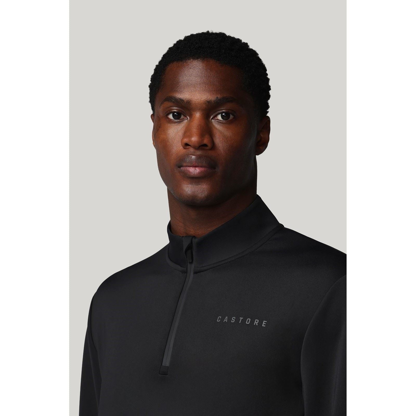 Castore Flex 1/4 Zip Herren Schwarzes Sweatshirt