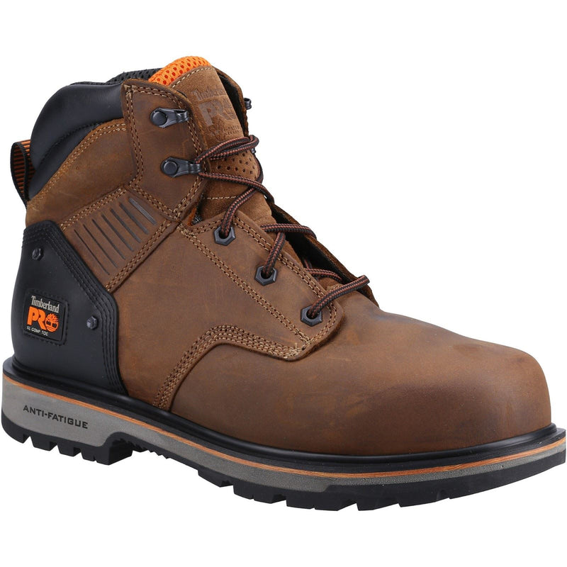 Timberland Pro Ballast Lederbraune Sicherheitsstiefel