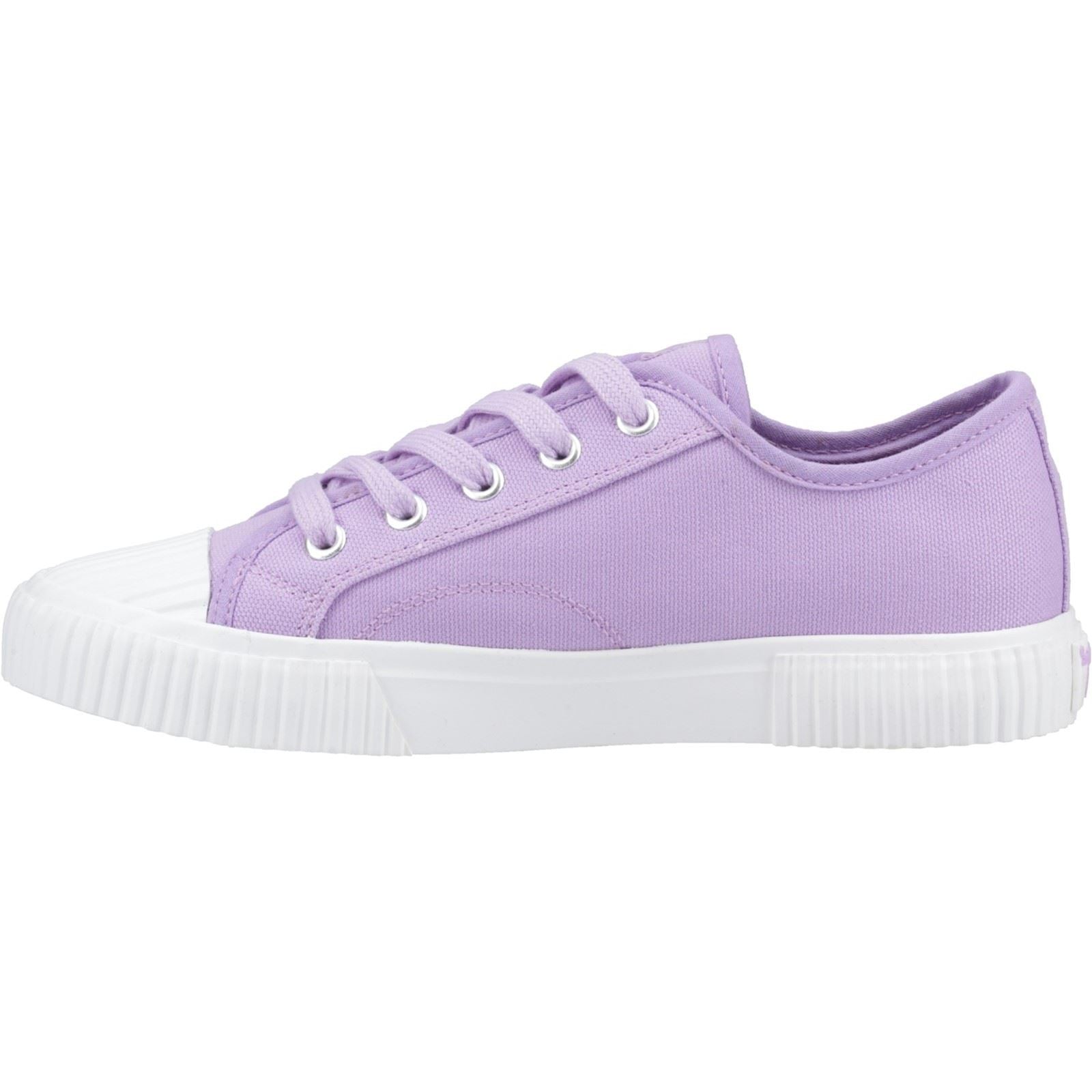 Hush Puppies Freya Canvas Damen Sneakers In Flieder