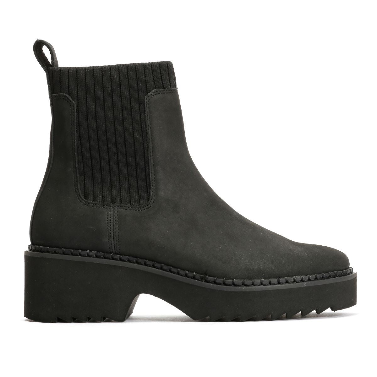 TOMS Millie Nubuck Damen Schwarze Stiefel