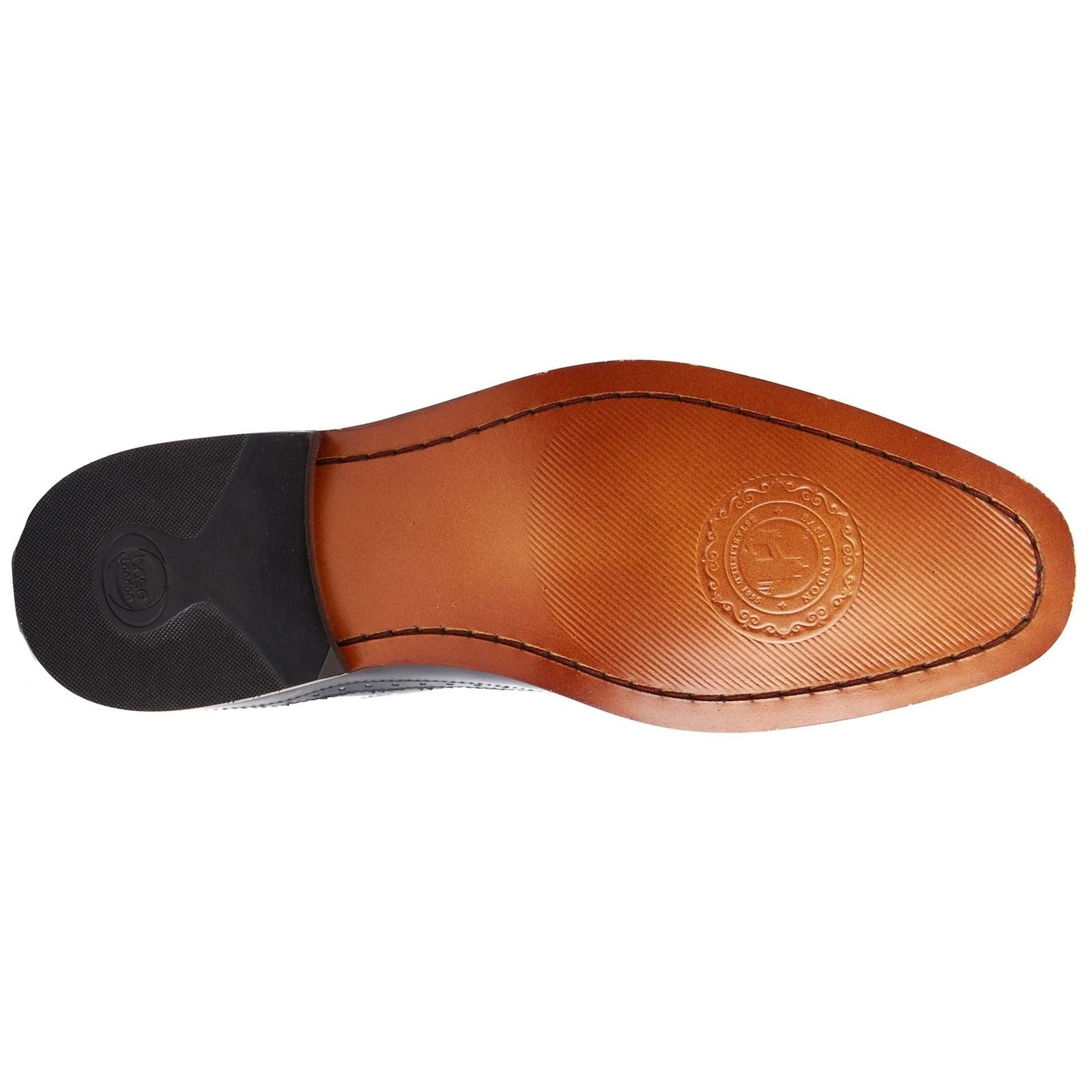 Base London Havisham Herren Derby Schuhe Aus Leder In Marineblau