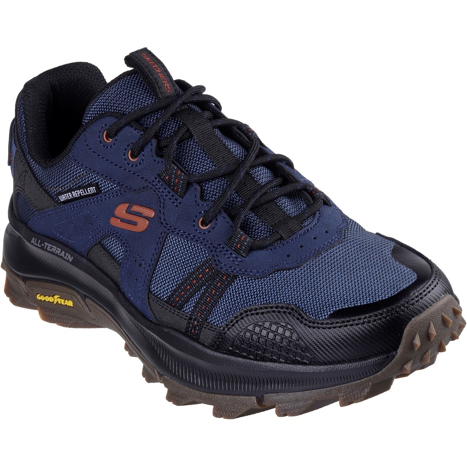 Skechers Equalizer 5.0 Trail Herren Wanderschuhe Aus Leder In Marineblau/Schwarz