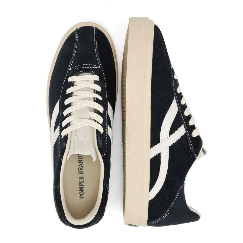 Pompeii Dart Herren Sneaker Aus Schwarzem Wildleder