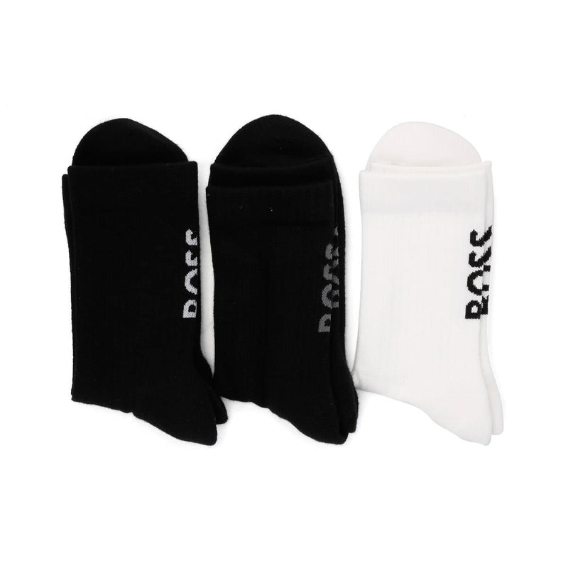 Boss 3 Pack Logo EU 40 - 46 Herrensocken In Schwarz, Kniehoch