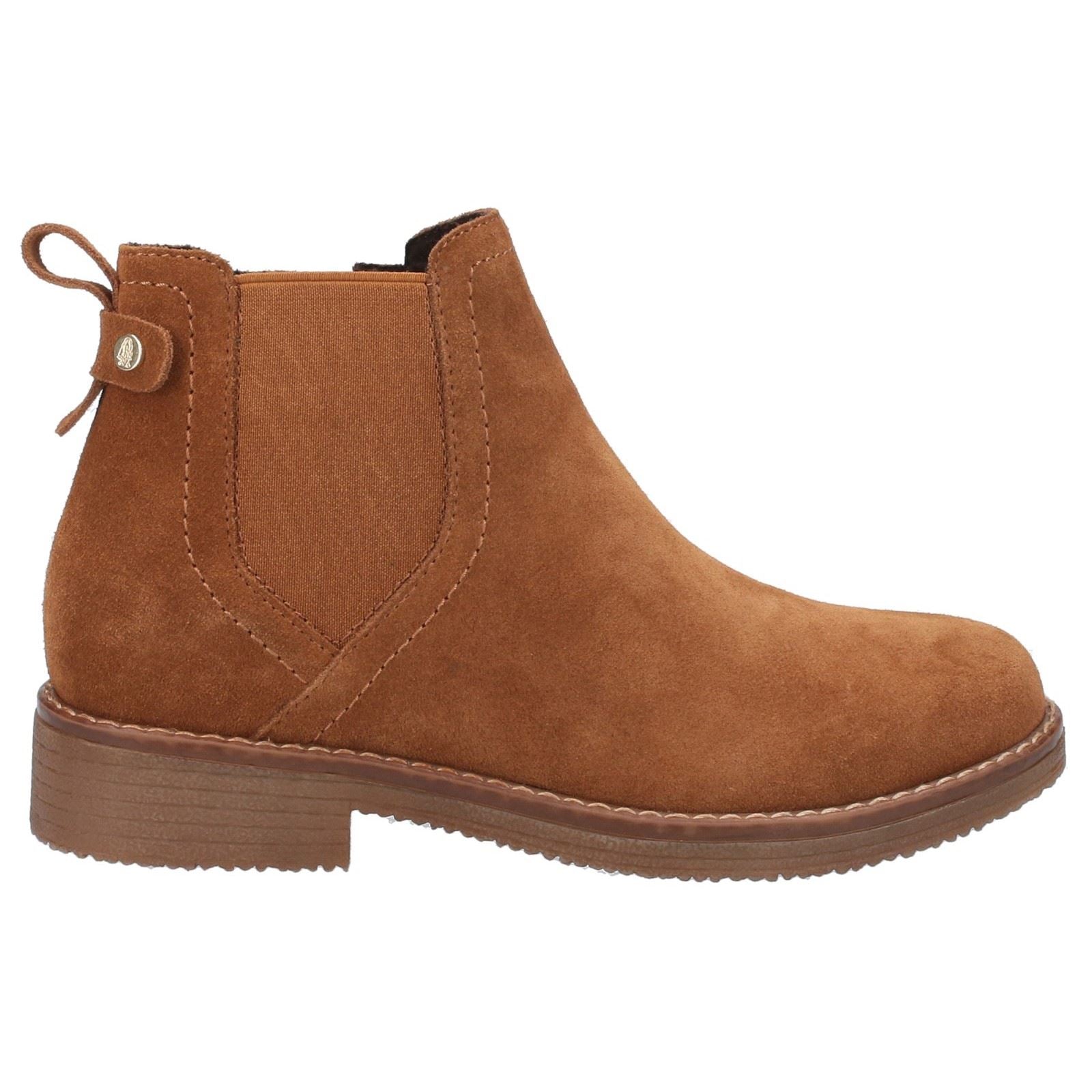 Hush Puppies Maddy Wildleder Damen Stiefeletten In Tan