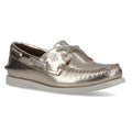 Sperry Authentic 2 Eye Damen Bootsschuhe Aus Leder In Gold