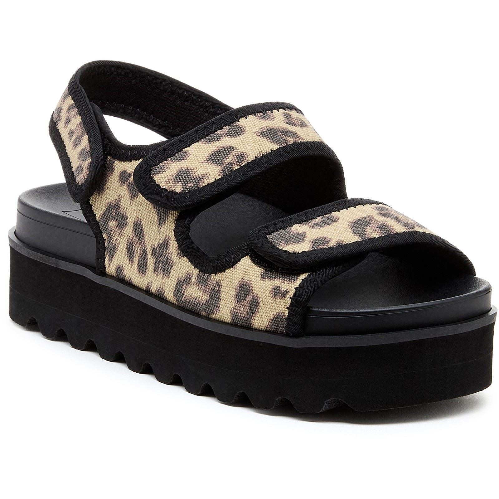 Rocket Dog Balmy Dexter Damen Textil Sandalen In Beige/Schwarz