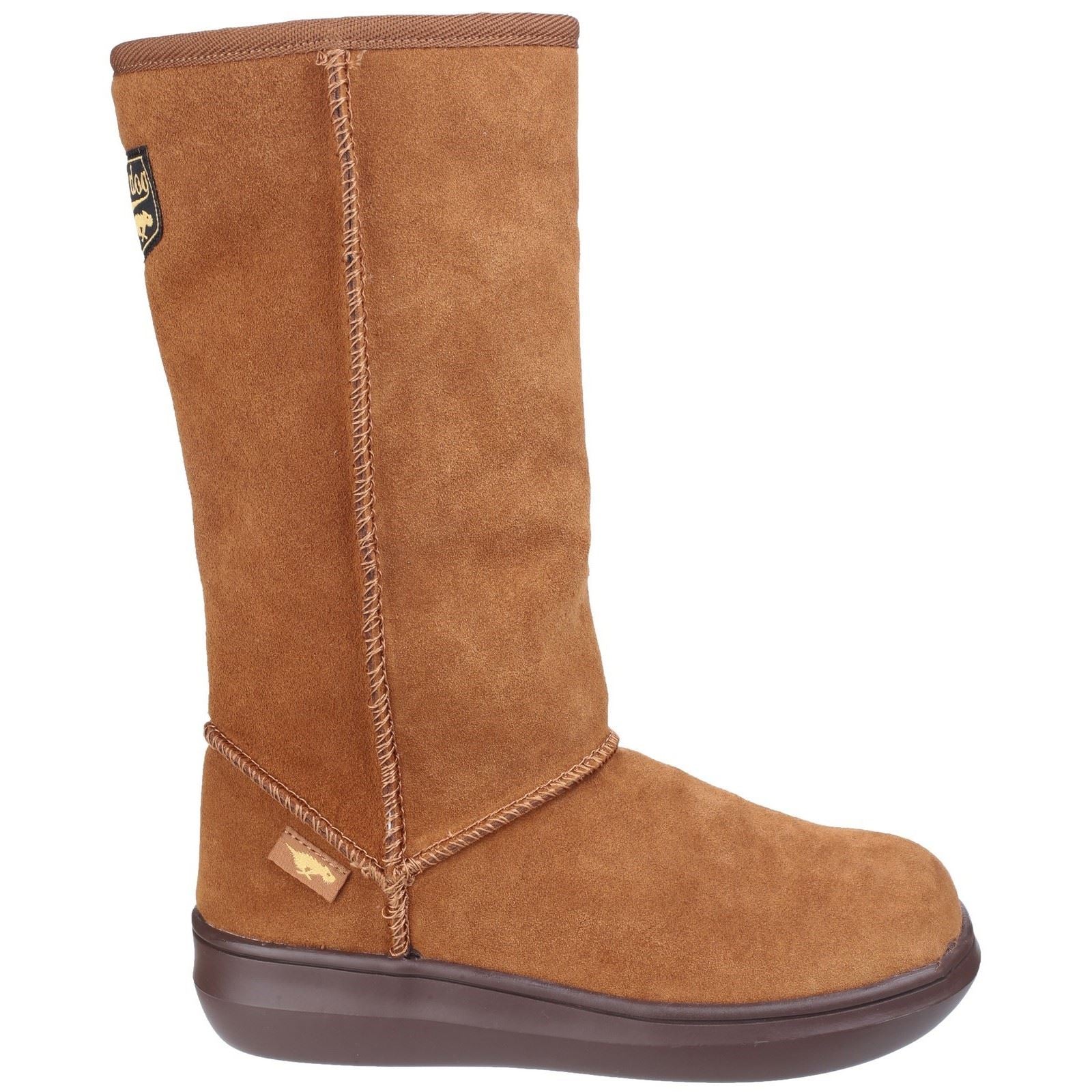 Rocket Dog Sugardaddy Wildleder Damen Stiefel In Kastanienbraun