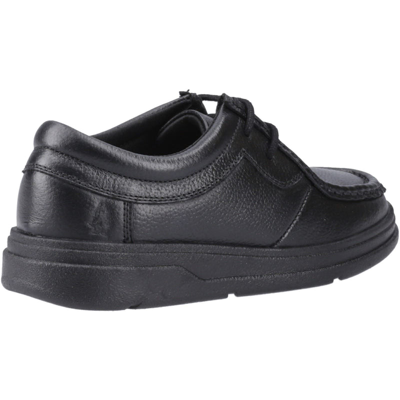 Hush Puppies Ronan Mocc Leder Jungen Schwarze Farbe Mokassin Schuhe