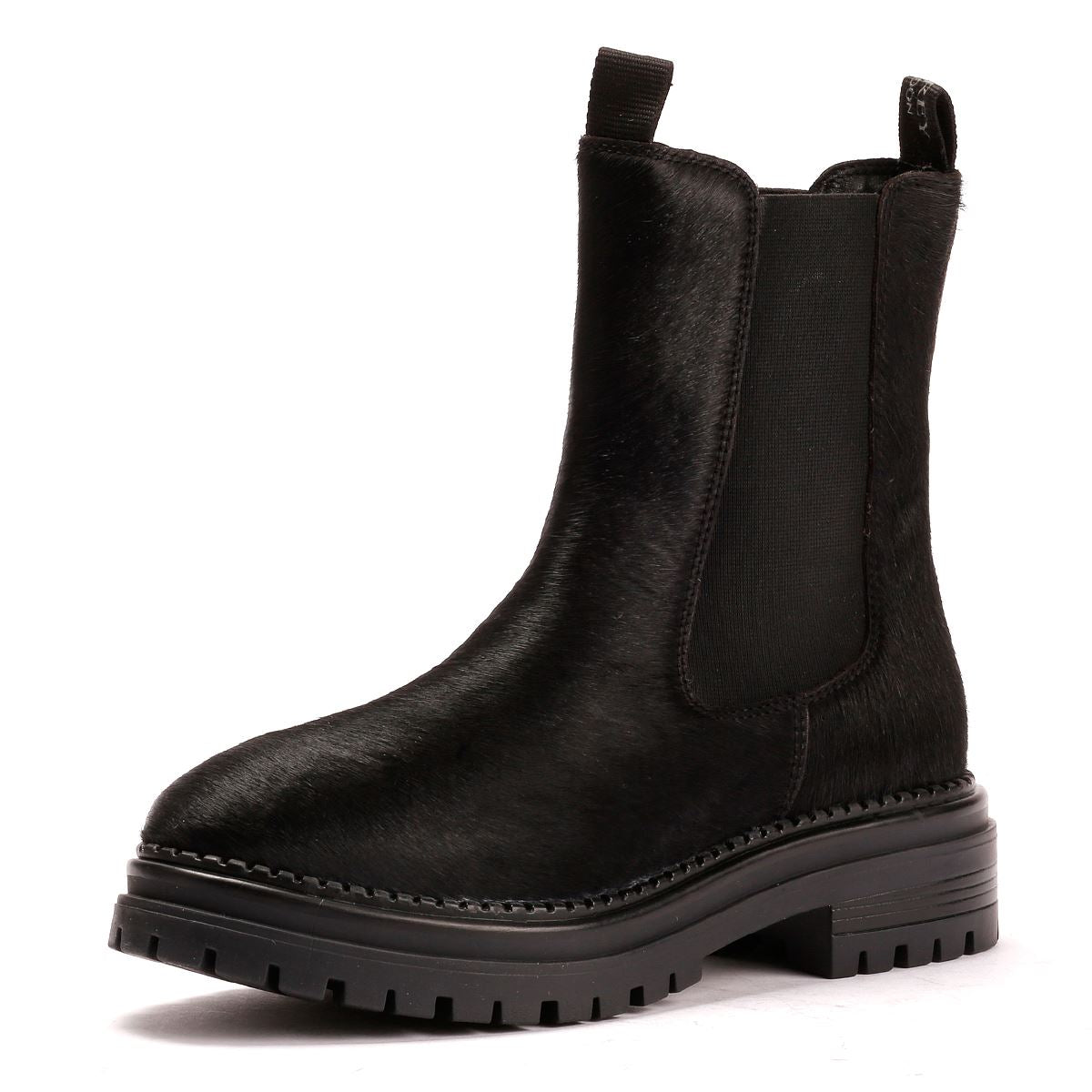 Osprey London The Hampton Chelsea Leder Damen Schwarze Stiefel
