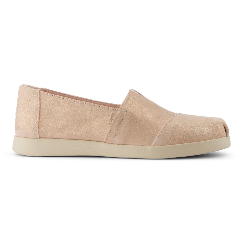 TOMS Alpargata Plus Damen Espadrilles Aus Leder In Blassrosa