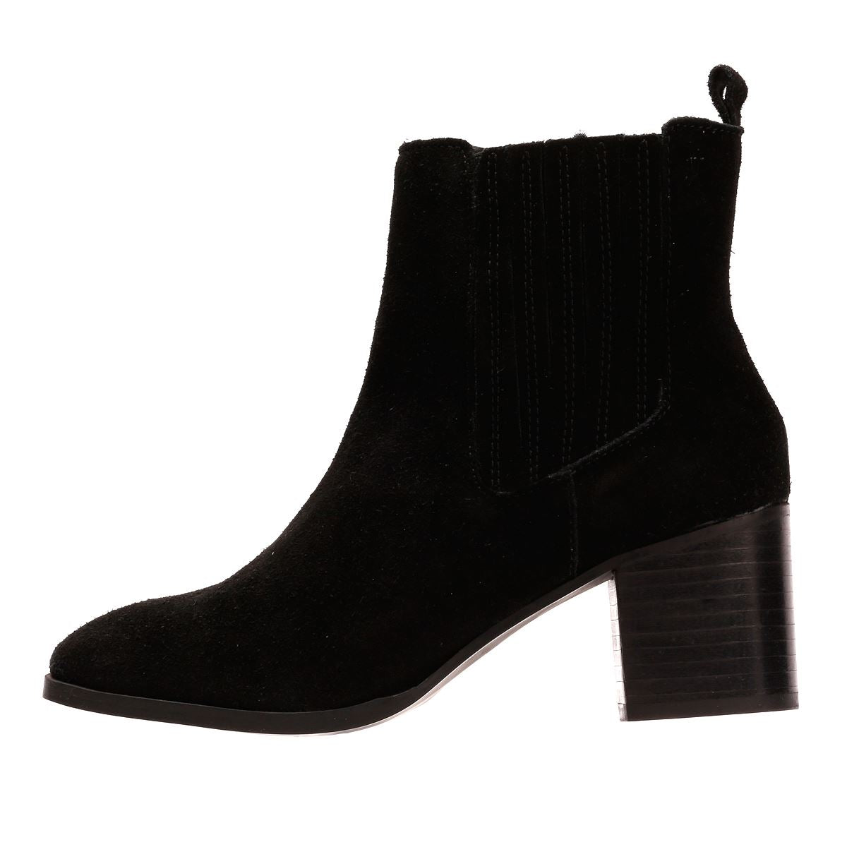 Osprey London The Naples Wildlederschwarze Damenstiefel