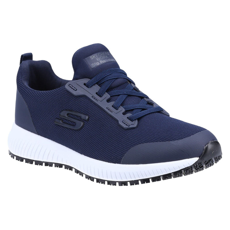 Skechers Workwear Squad SR Textil Damen Navy Sicherheits Sneakers