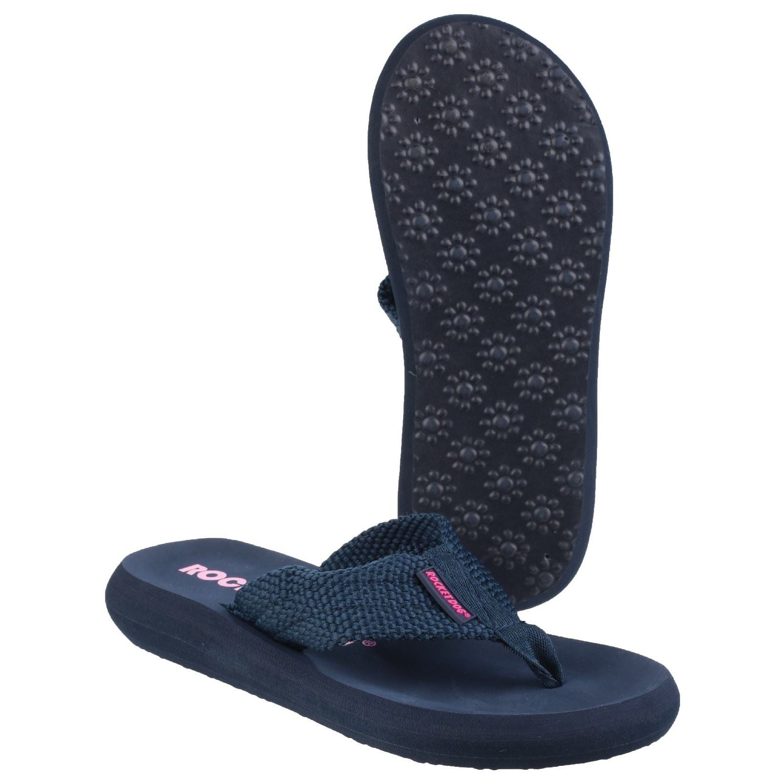 Rocket Dog Sunset Damen Marineblau Flip-Flops