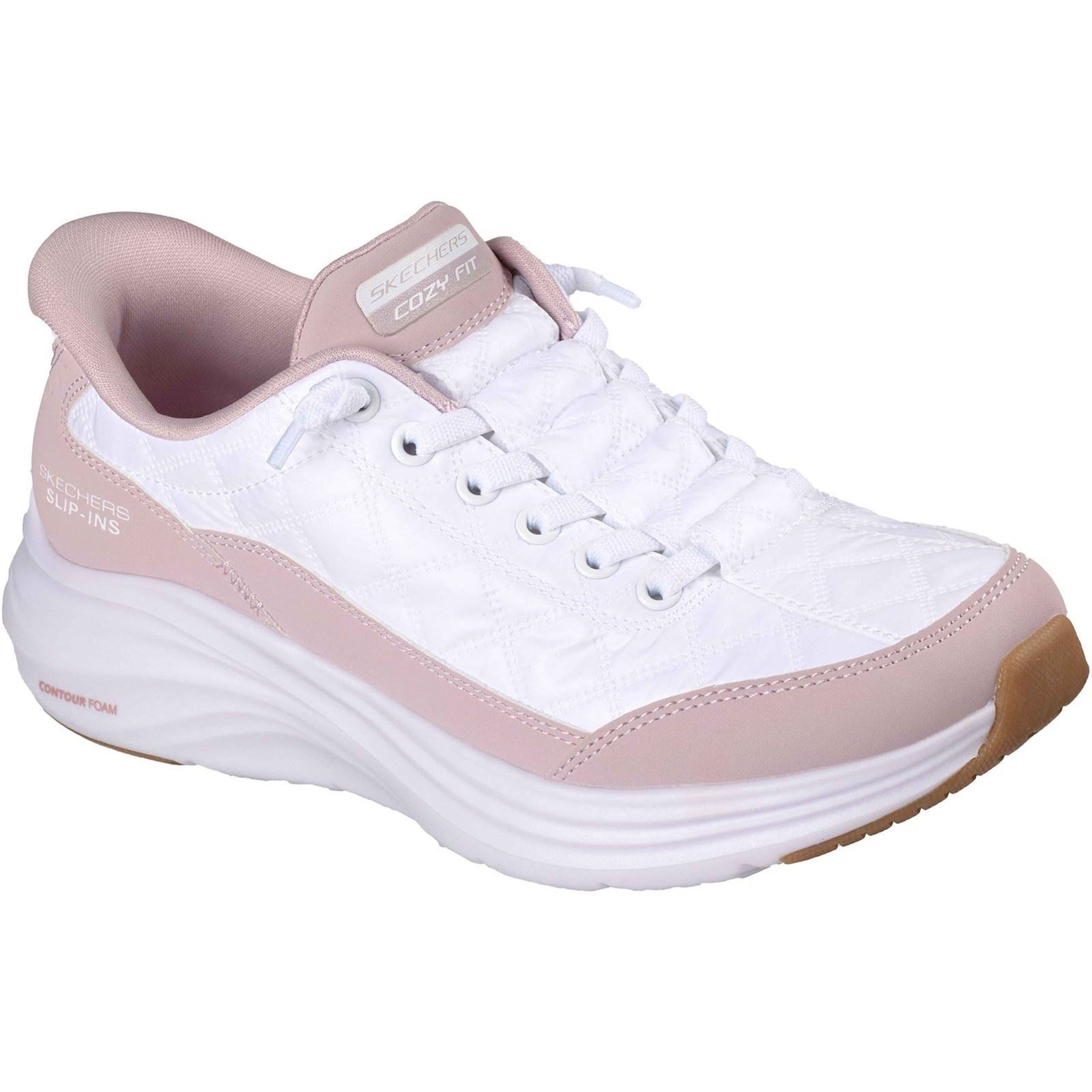 Skechers Contour Foam Cozy Fit Textile Damen Lavendel Sneakers