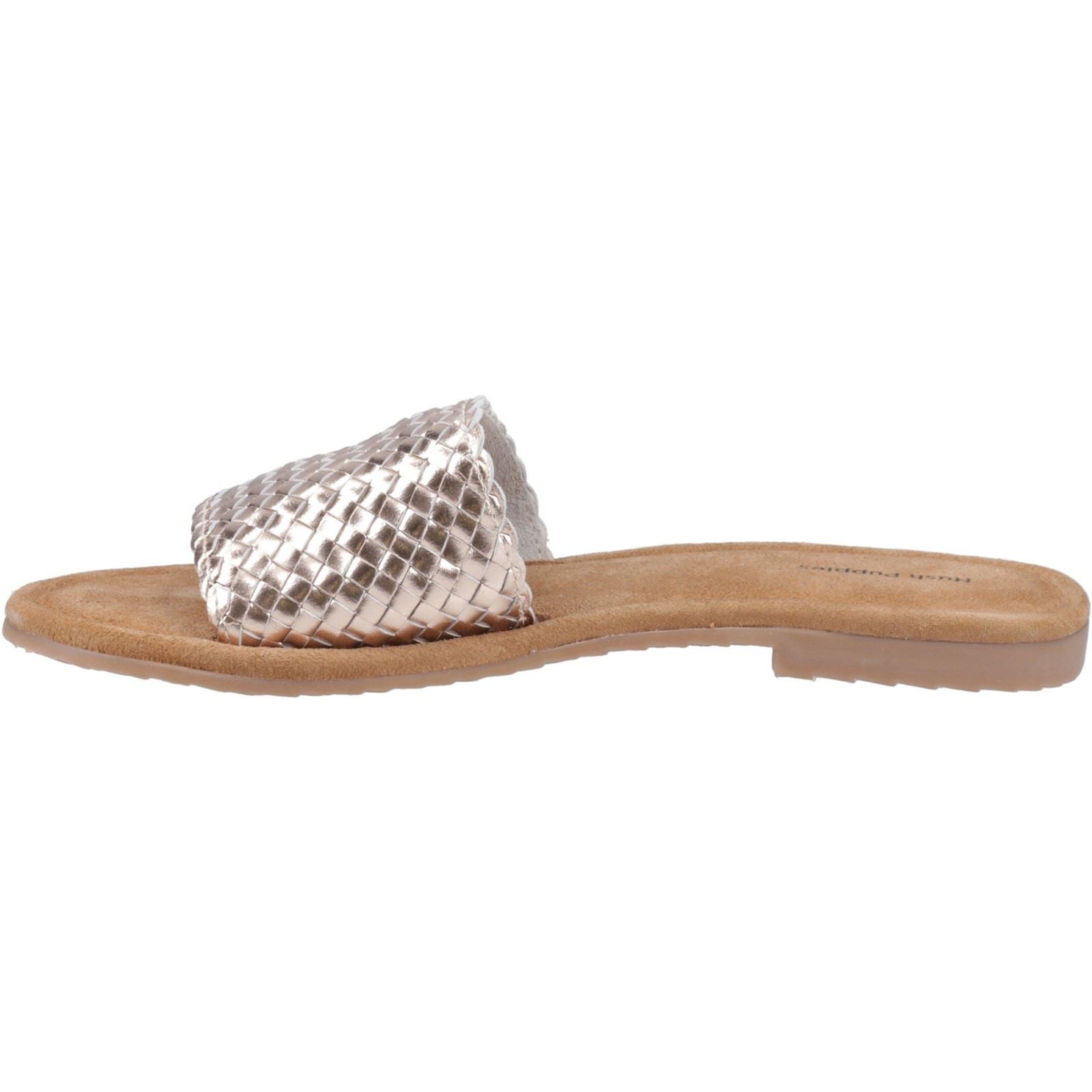 Hush Puppies Hetty Slide Damen Bronze Sandalen Aus Leder