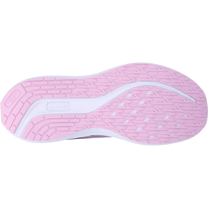 Hi-Tec Santorini Polyester Damensneaker In Mystical/Thistle/Burnt Coral