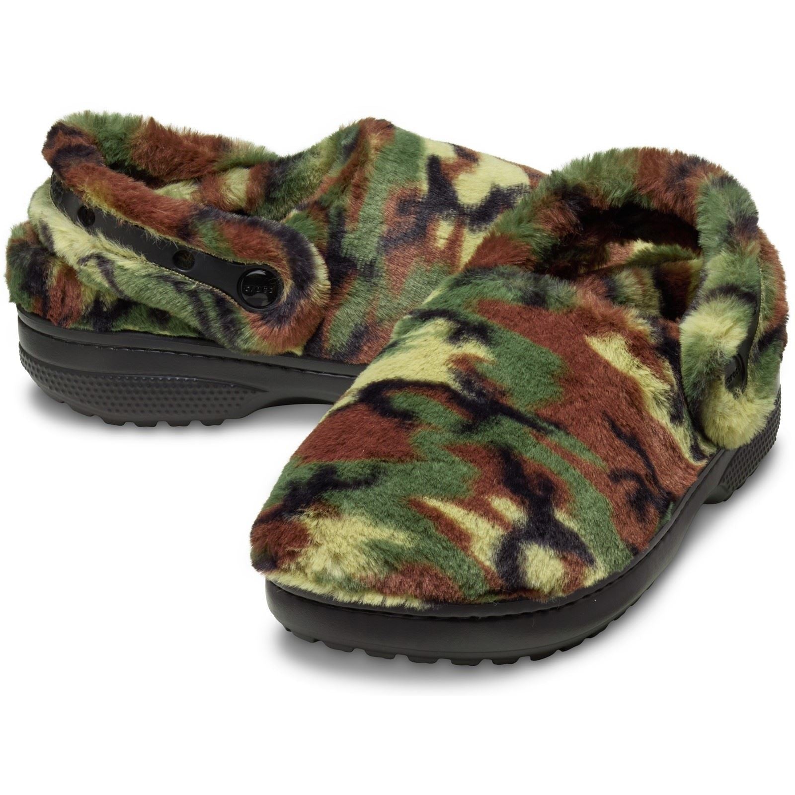 Crocs Classic Unfurgettable Clog Polyester Mischung Herren Armygrün Clogs