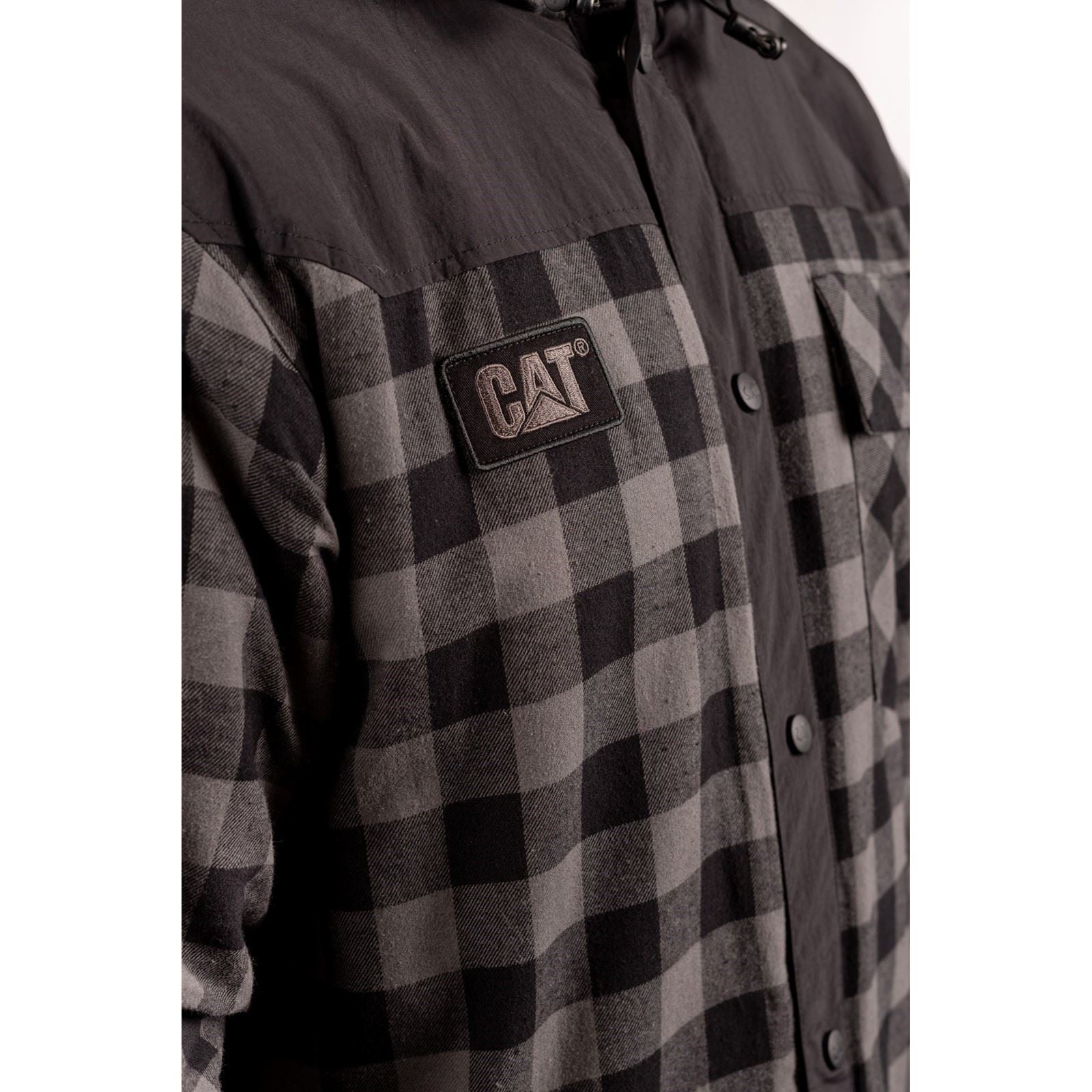 Caterpillar Sequoia Herren Graue Fleecejacke