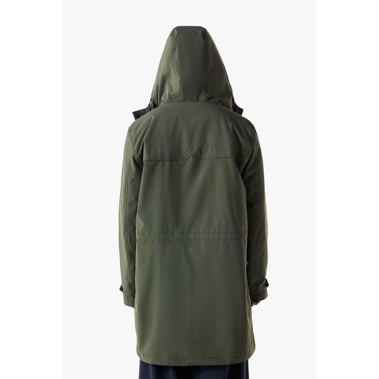 Hunter Lightweight Waterproof Herren Grüne Regen Parkas