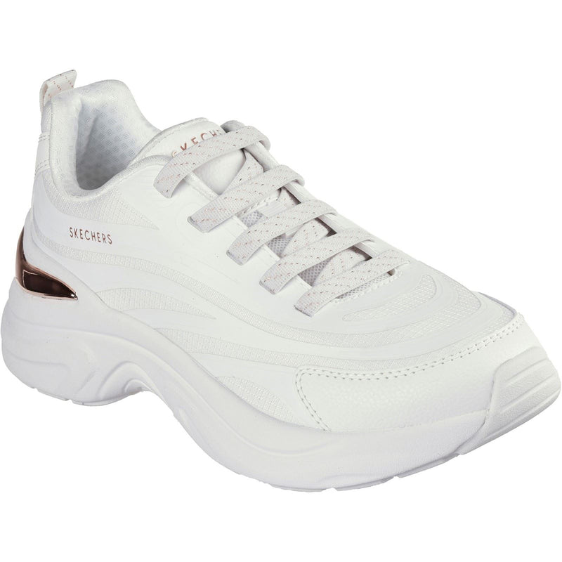 Skechers Hazel Step N Flow Synthetische Damen-Sneaker In Weiß