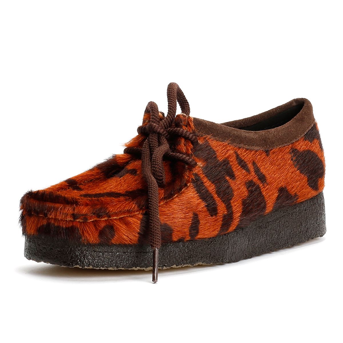 Clarks Originals Wallabee Damen Braune Schuhe