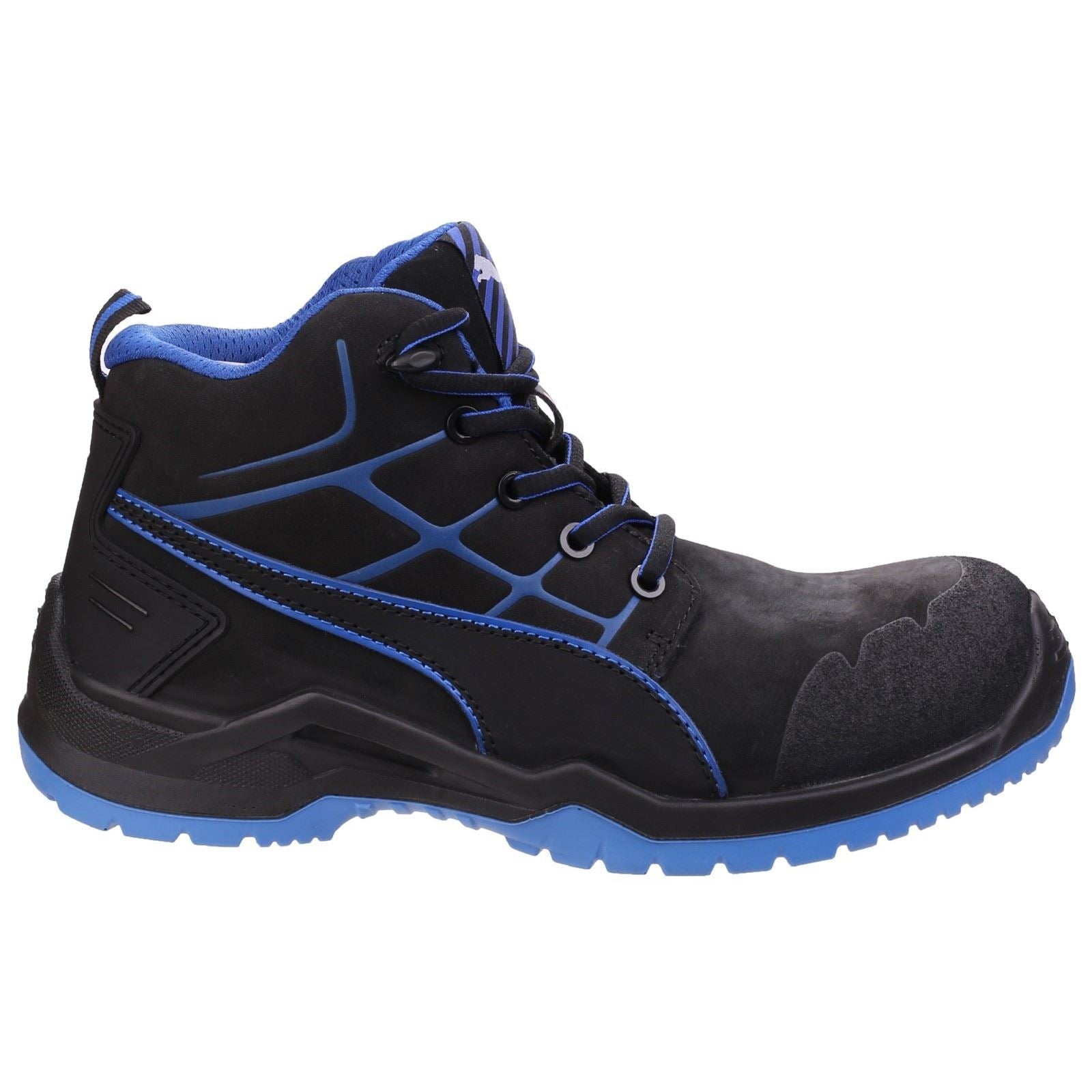 Puma Safety Krypton Nubuck Blau Sicherheitsstiefel