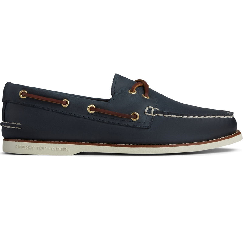 Sperry Authentic Gold Cup Herren Bootsschuhe Aus Leder In Marineblau