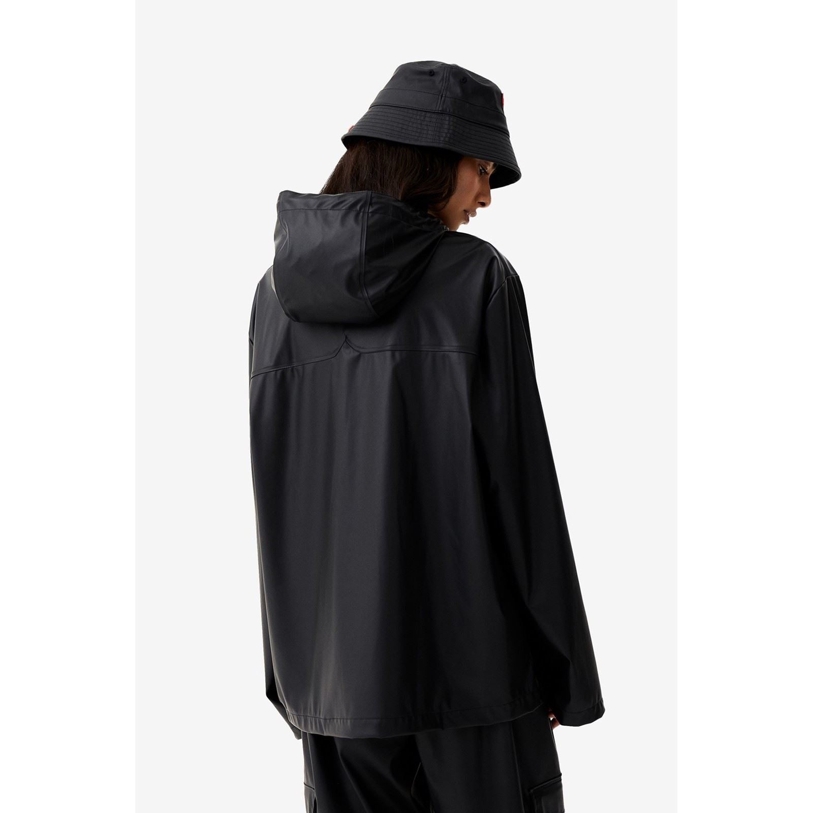 Hunter Izzy Hooded Unisex Erwachsenen Schwarze Jacke