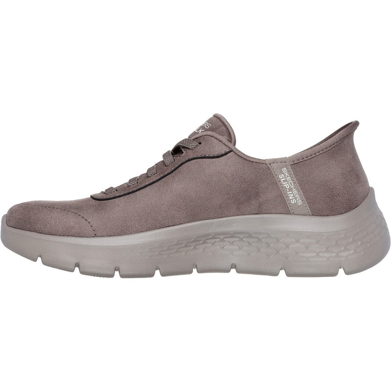 Skechers Go Walk Flex Mali Textil Damen Turnschuhe In Braun