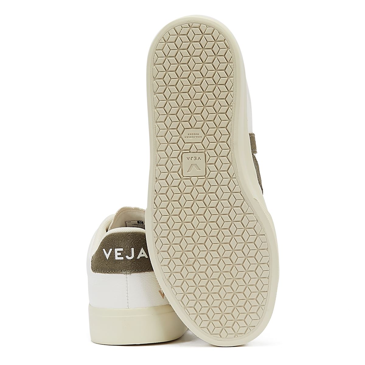Veja Campo Extra Khaki Damen Weiß/Khaki Turnschuhe