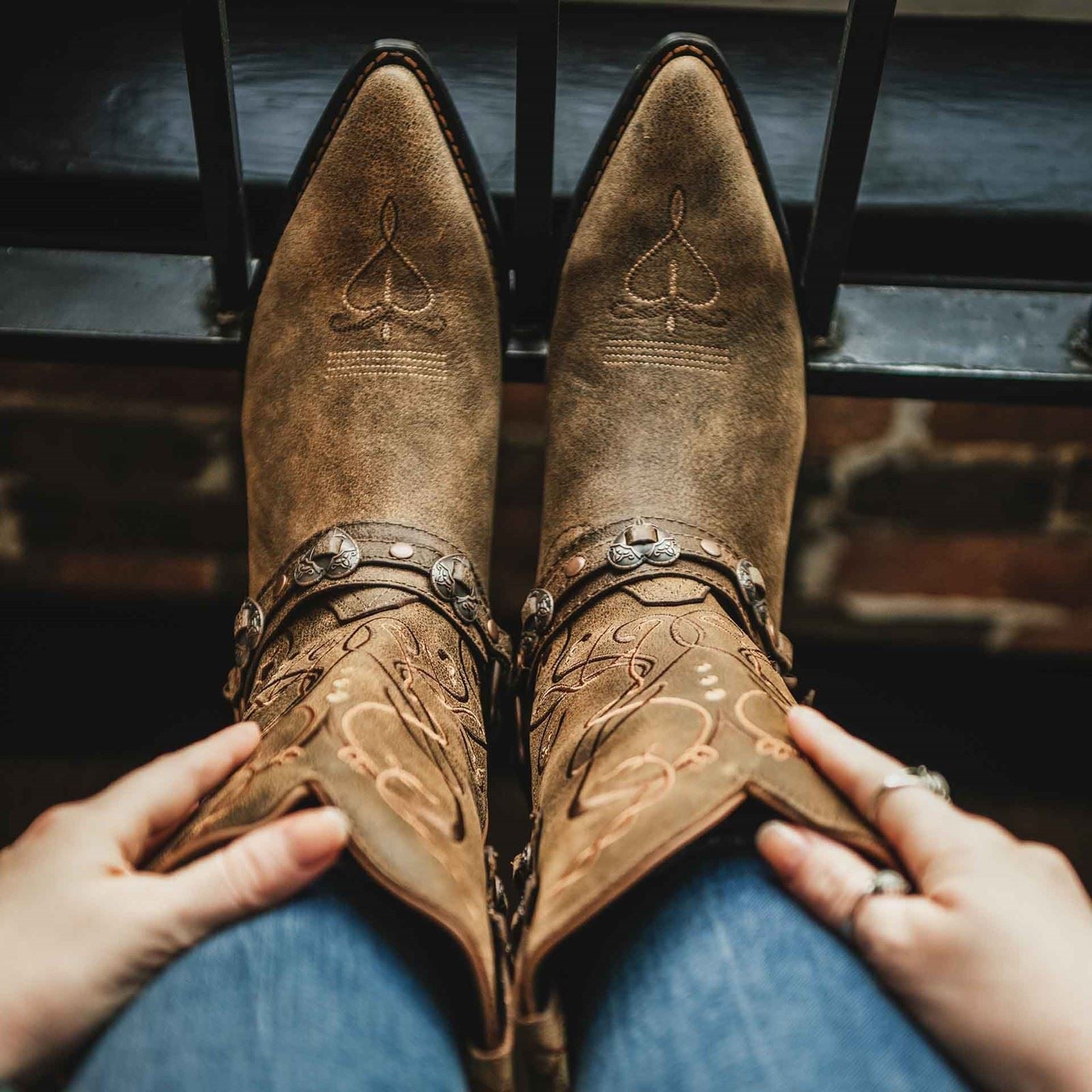 Durango Crush Heartbreaker Leder Herren Dusk To Dawn Stiefel