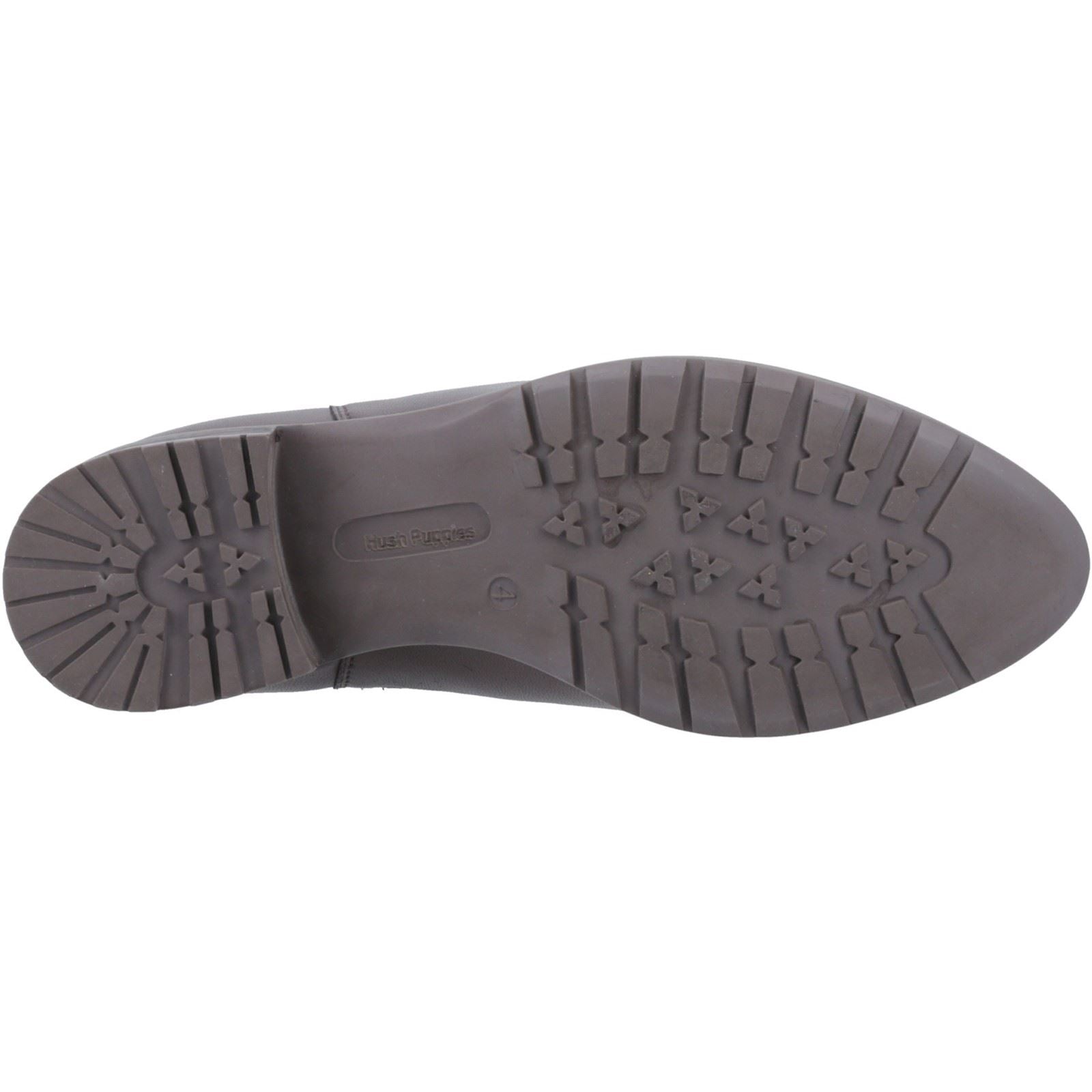 Hush Puppies Sammie Damen Chelsea Stiefel aus Braunem Leder