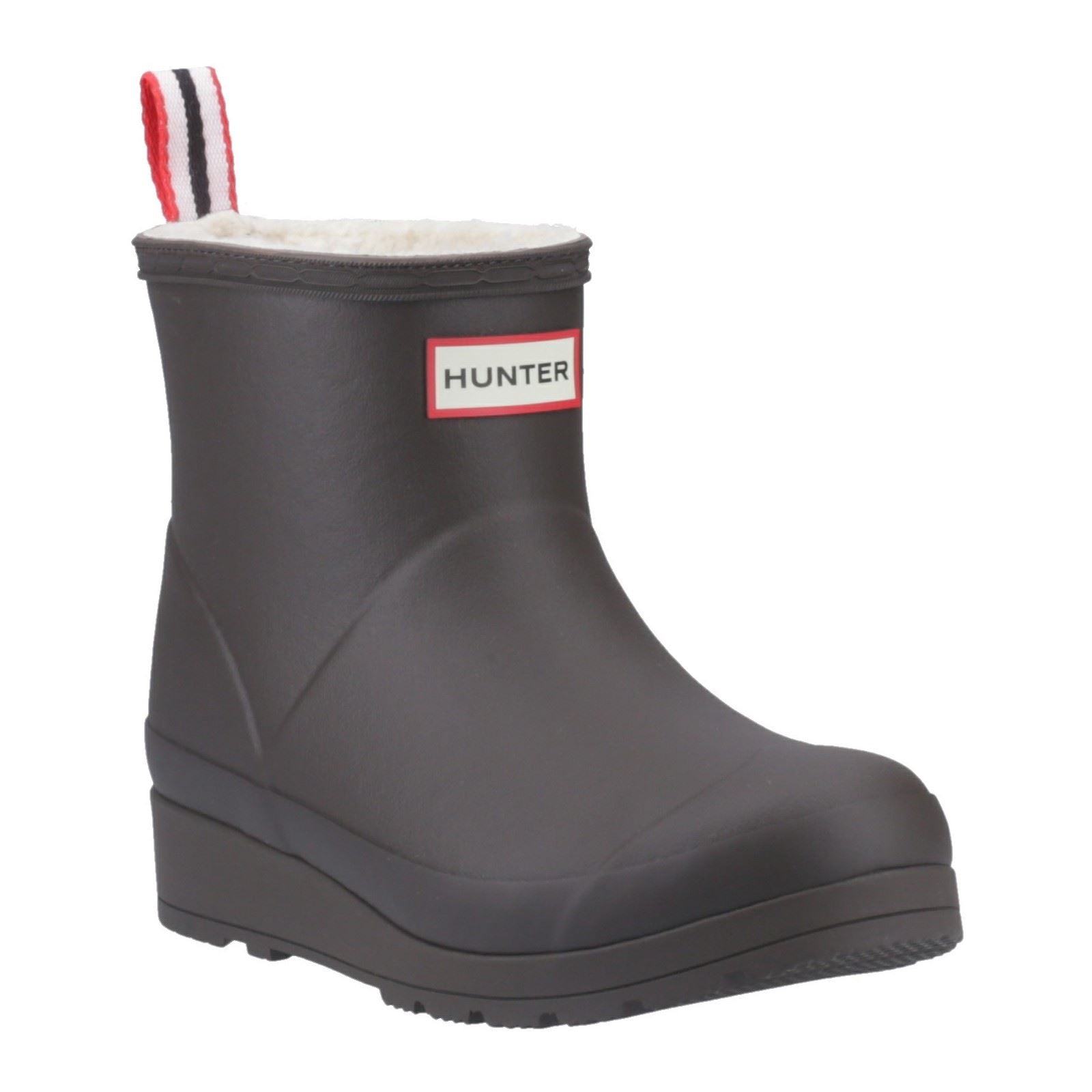 Hunter Play Short Damen Gummistiefel In Schokoladenbraun