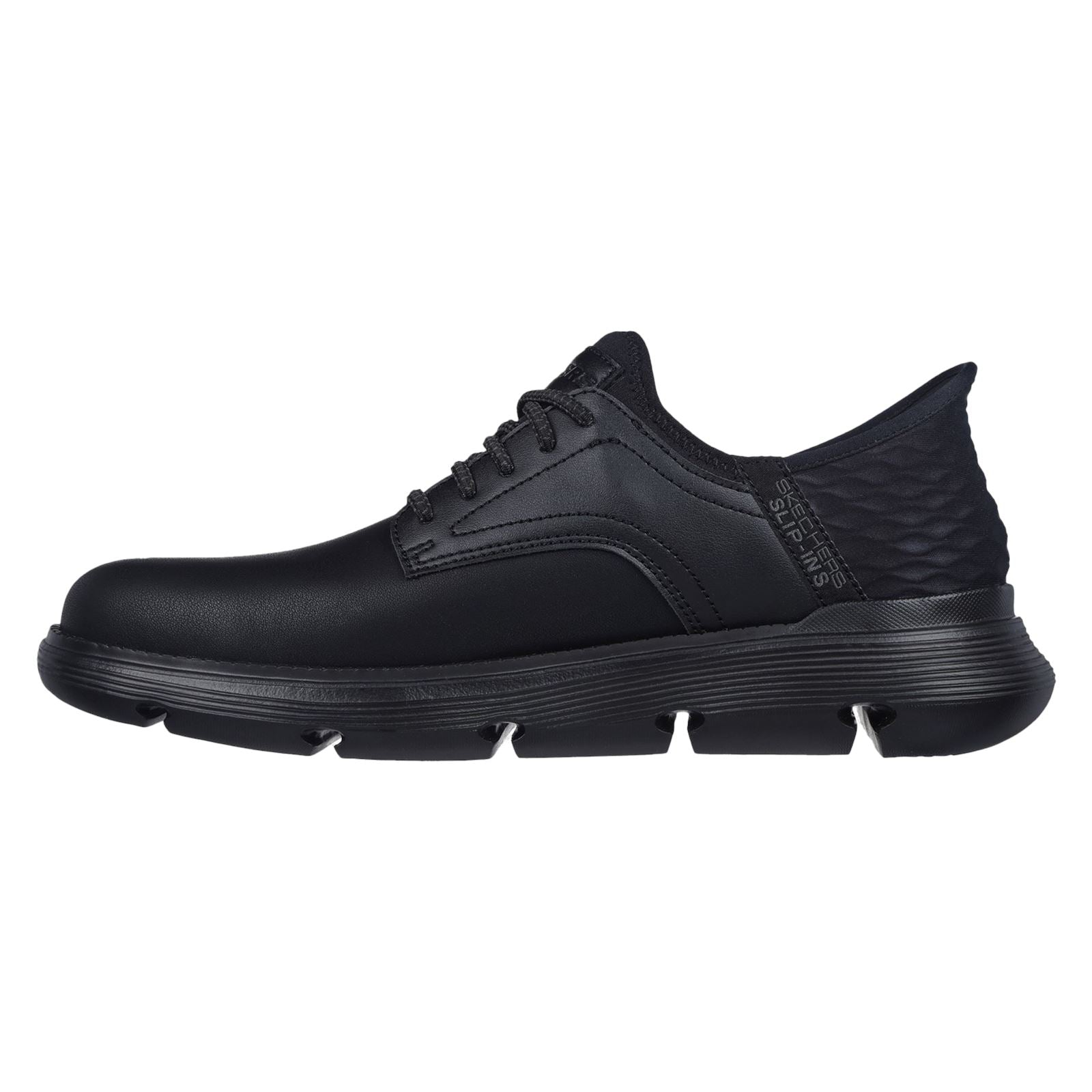 Skechers Garza - Gervin Schwarze Farbe Herren-Schnürschuhe Aus Leder
