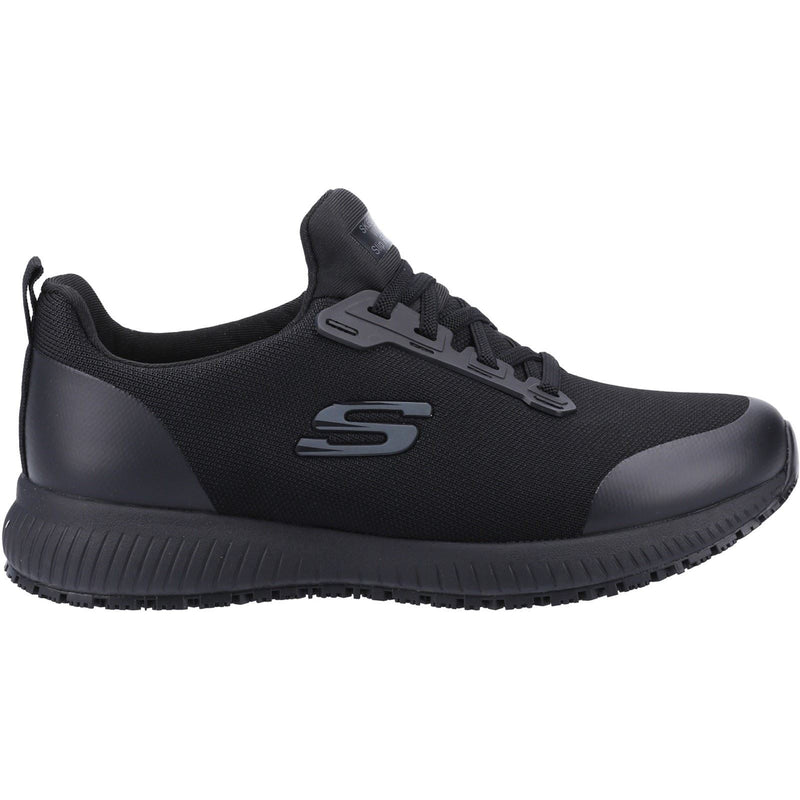 Skechers Workwear Squad Sr Wide Textil Damen Schwarze Sicherheits Sneakers