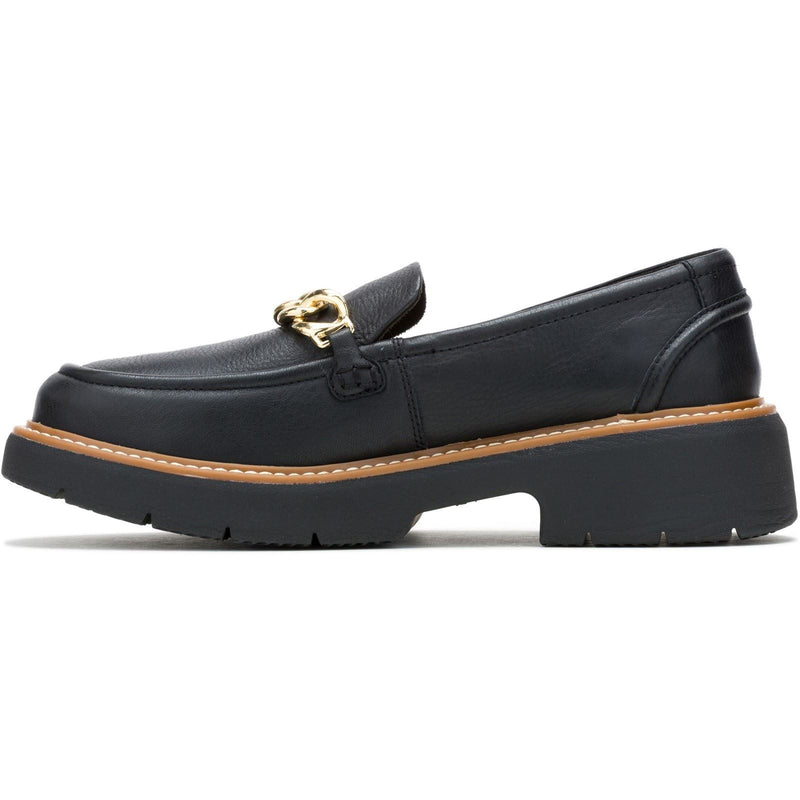 Hush Puppies Jodie Damen Schwarze Farbe Lederloafer